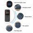 0 66 inch BM222 Unlock Cell Phone MTK6261D Dual Card Mini Mobile 380mah Battery Black