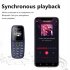 0 66 inch BM310 Mini Mobile Phone MTK6261D 32MB RAM 32MB ROM 380mah Lithium Battery Small Cell Phone Black