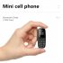 0 66 inch BM310 Mini Mobile Phone MTK6261D 32MB RAM 32MB ROM 380mah Lithium Battery Small Cell Phone Black