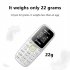 0 66 inch BM310 Mini Mobile Phone MTK6261D 32MB RAM 32MB ROM 380mah Lithium Battery Small Cell Phone Black