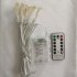 0 6w LED Fireworks String Light With Timing Function 8 Modes IP65 Waterproof Fairy Lights For Indoor Outdoor Decoration 5 pcs 50LED Waterproof battery box