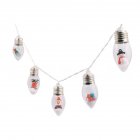 0.6w LED String Lights 1.5 m 10 Lights Santa Snowman Christmas Tree Gift Box Fairy Lights