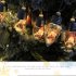 0 6w LED String Lights 1 5 m 10 Lights Santa Snowman Christmas Tree Gift Box Fairy Lights For Outdoor Christmas Decoration Christmas deer