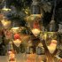 0 6w LED String Lights 1 5 m 10 Lights Santa Snowman Christmas Tree Gift Box Fairy Lights For Outdoor Christmas Decoration Christmas deer
