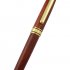 0 7mm Wood Gold Metal Ball Point Pen Classic Style with Matching Case as Perfect Gift Pen   box