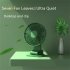0 8a 5v Folding Desktop Usb Mini Fan 3 Levels Adjustable Speed Charging Electric Fan For Work Travel F6 white without battery