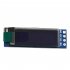 0 91 Inch Oled Lcd Display Iic Three color Display Module Compatible with 3 3v 5v Blue