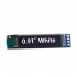0 91 Inch Oled Lcd Display Iic Three color Display Module Compatible with 3 3v 5v White