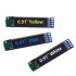 0 91 Inch Oled Lcd Display Iic Three color Display Module Compatible with 3 3v 5v Blue