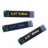 0 91 Inch Oled Lcd Display Iic Three color Display Module Compatible with 3 3v 5v White