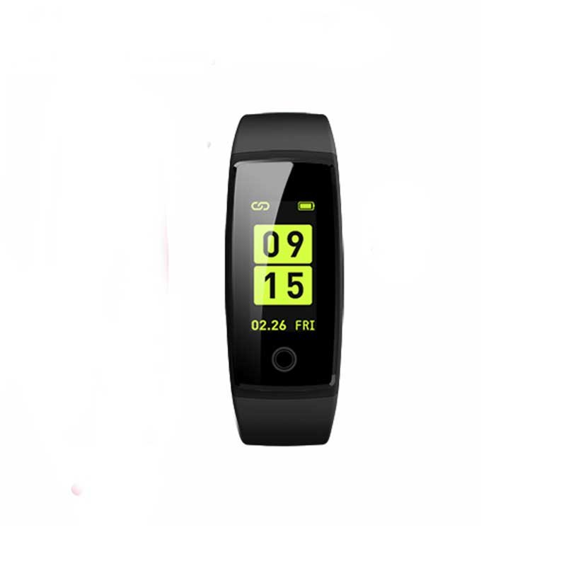 0.96 Inch IPS Color Screen Waterproof Dustproof Smart Bracelet Fitness Tracker Heart Rate Blood Pressure Monitor Passometer Bluetooth Multifunction Wristband