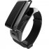0 96 Inches Smart Sports Bracelet 2 in 1 Call Listen to Music Step Counter Smart Watch Wireless Bluetooth Black steel