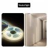 0 9w 5 Meter LED COB Strip Lights With Strong Adhesive Super Bright Energy Saving High Density Linear Lighting Under Cabinet Lights neutral