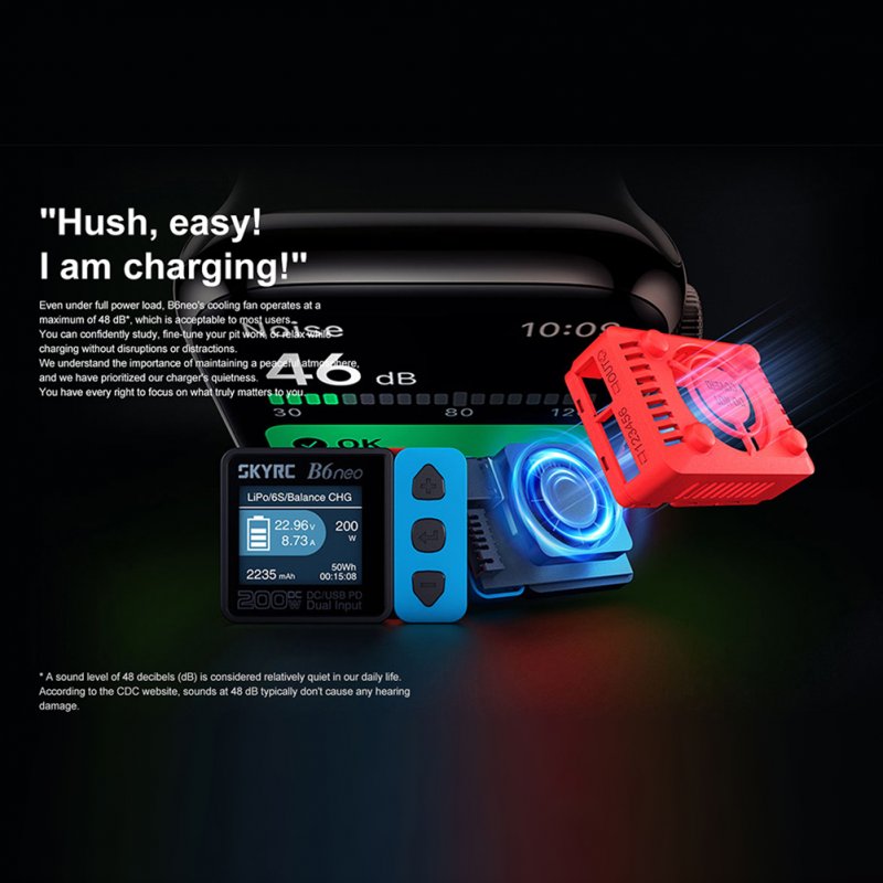 Skyrc B6neo Intelligent Charger Power Dc200w Pd80w Smart Battery Balance Charger Discharger 