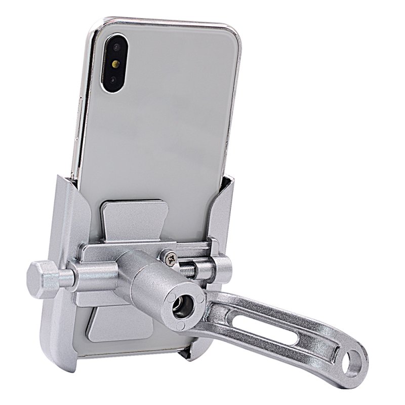 Mobile Phone Bracket Rearview Mirror Aluminum Alloy Rotary Motorcycle Navigation Bracket Riding Equipment 