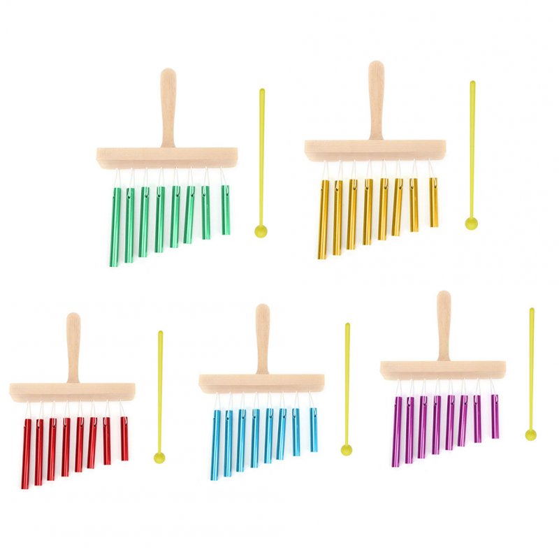 OF Wind Chime Tone Chimes Ailanthustoon Wooden Chimes With 8 Tones Drum Stick For Meditation Yoga Mindfulness Teachers Classrooms 