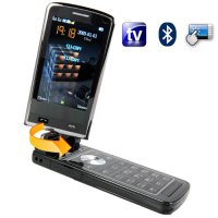 Quad Band Touchscreen Flip-Phone w/ Dual SIM, TV, Accelerometer