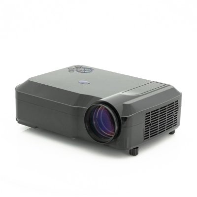 3800 Lumens LED Projector (Black)