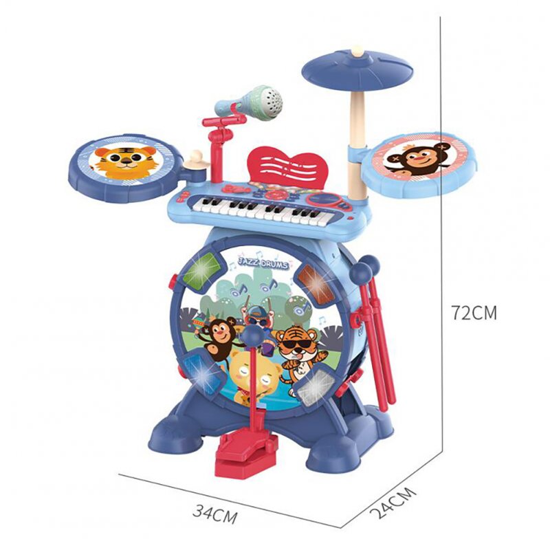 Children Jazz Drum Toys Multi-functional Percussion Instrument Musical Toys 
