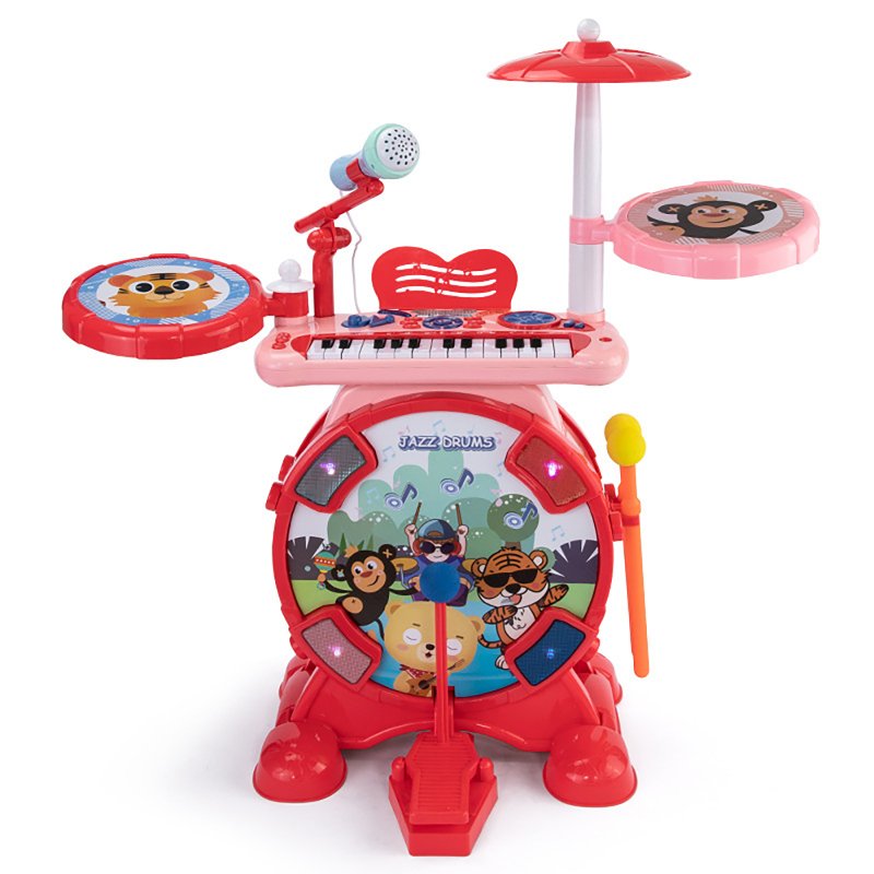 Children Jazz Drum Toys Multi-functional Percussion Instrument Musical Toys 