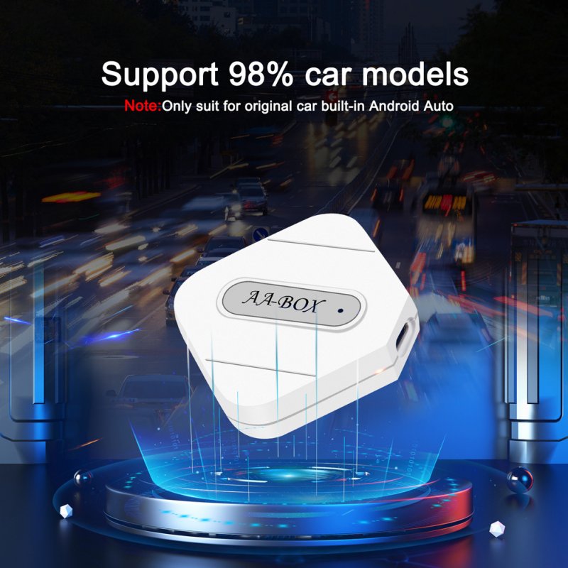 Car Wireless Adapter Compatible for Android Wire-Controlled to Wireless Auto External Module Multimedia Player 