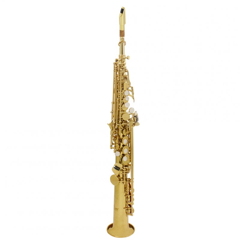 Gold Metal Mouthpiece for G1 Soprano Alto Saxophone 6 Tones Treble Sax in Bb Gold