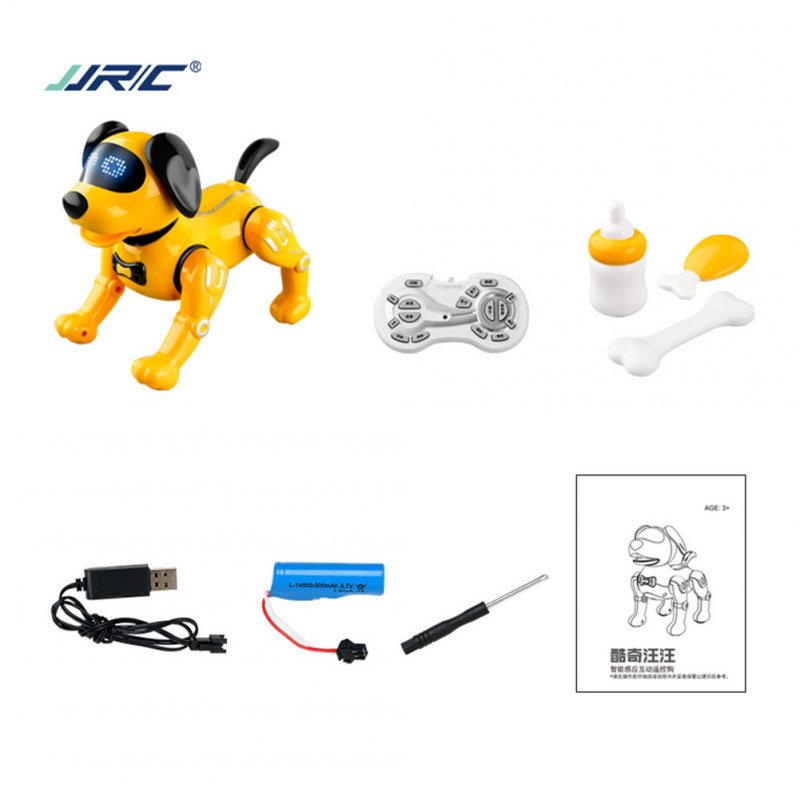 Jjrc R19 Remote Control Robot Electronic Pets Robot RC Robotic Stunt Puppy Robot Dog Toy White