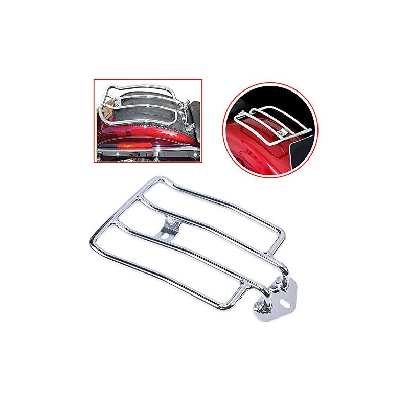 Motorcycle Rear Baggage Holder  Luggage Rack Solo Seat Fits Luggage Rack Support Shelf  