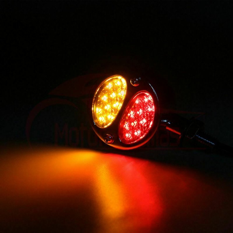 Motorcycle LED Brake Running Turn Signal Tail Light 