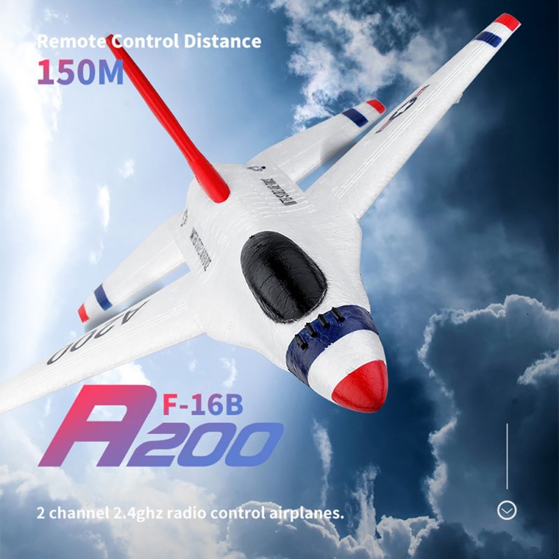 WLtoys Xk A200 RC Airplane 2.4ghz Fixed Wing F-16b RC Drone Epp Foam Remote Control Aircraft Model