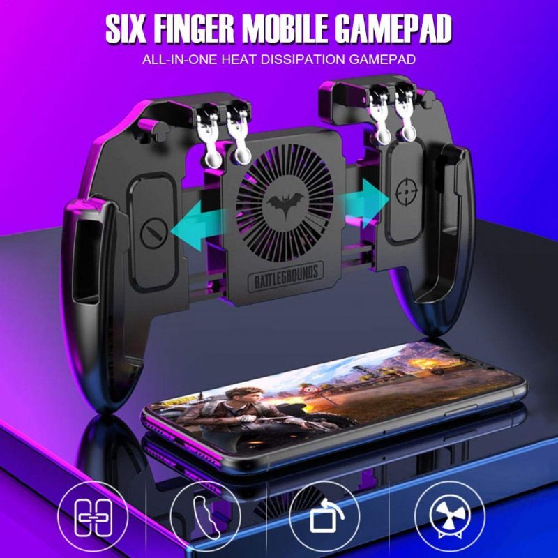 Six Finger Gaming Controller M11 Mobile Gamepad Joystick  