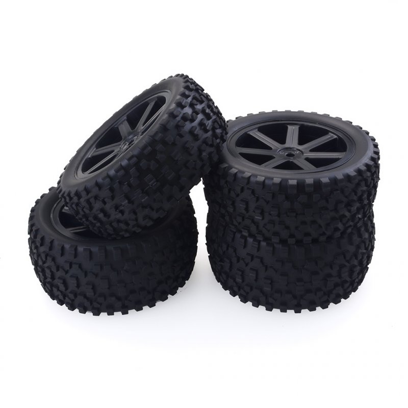 1/10 Buggy Off-road Vehicle Wheel for Redcat, HSP, HPI, Hobbyking, Traxxas, Losi, VRX, LRP, ZD Racing black