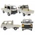 1 10 Full Scale Remote Control Car Toys Rear Drive Double Row Cargo Vehicle RC Car Toys D 32 White 3 Batteries