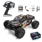 1:10 Full Scale Remote Control Car Four-wheel Drive High-speed Big-foot Remote Control Off-road Car Toys Red (390 motor)