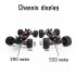 1 10 Full Scale Remote Control Car Four wheel Drive High speed Big foot Remote Control Off road Car Toys Red  550 motor 