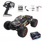 1:10 Full Scale Remote Control Car Four-wheel Drive High-speed Big-foot Remote Control Off-road Car Toys Red (550 motor)