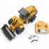 1 10 RC Car Full Functional Remote Control Front Loader Construction Tractor Metal Bulldozer Toy Can Dig up