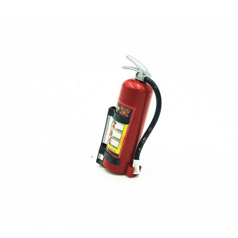 1/10 RC Crawler Accessory Parts Fire Extinguisher Model for RC CAR  AXIAL SCX10 TRX4 D90 CC01  red