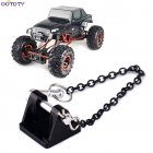 1 10 RC Rock Crawler Metal Tow Shackle Trailer Hook for Axial SCX10 90046 TAMIYA CC01 RC4WD D90 D110 TF2 Crawler Truck as shown