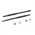 1 10 RC Steel Rear Axle Dogbone Drive Shaft for Axial SCX10 II 90046 90047 black