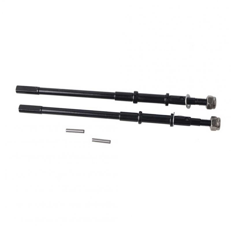 1/10 RC Steel Rear Axle Dogbone Drive Shaft for Axial SCX10 II 90046 90047 black