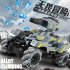 1 10 RC Tank 2 4GHz Off Road Vehicle Brushed Engine Remote Control Stunt Car Kids Gift as shown