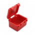 1 10 Simulation Climbing Car Decoration Luggage Suitcase for TRX4 SCX10 90046 Red suitcase