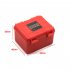 1 10 Simulation Climbing Car Decoration Luggage Suitcase for TRX4 SCX10 90046 Red suitcase