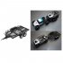 1 10 Simulation RC Car Truck Trailer Dual Axials Crawler Trx4 Scx10 90046 90047 CC01 D90 black