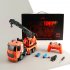 1  12 2 4G Rc Excavator Crane Car Models Alloy Engineering Vehicle With Music Light For Boys Girls Birthday Gifts HJ8002 1