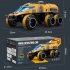 1 12 2 4g Remote Control Car Six wheel Turret Liftable High speed Remote Control Detecting Car Toy For Boys black