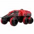 1 12 2 4g Remote Control Car Six wheel Turret Liftable High speed Remote Control Detecting Car Toy For Boys black