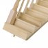1 12 Dollhouse Pre Assembled Staircase Wooden Stair Stringer Step with Left Handrail