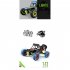 1 12 Off road Drift Remote  Control  Car  Toy 540 Brush Motor 2 4g Four wheel Drive High speed 7 4v Powerful Batteries Vehicle Model Green